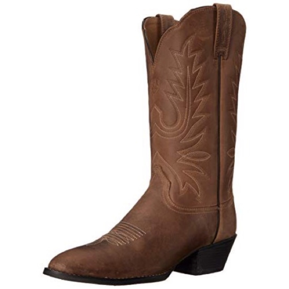 Ariat “Heritage R Toe” Western Boot Sz 7.5 Brown
